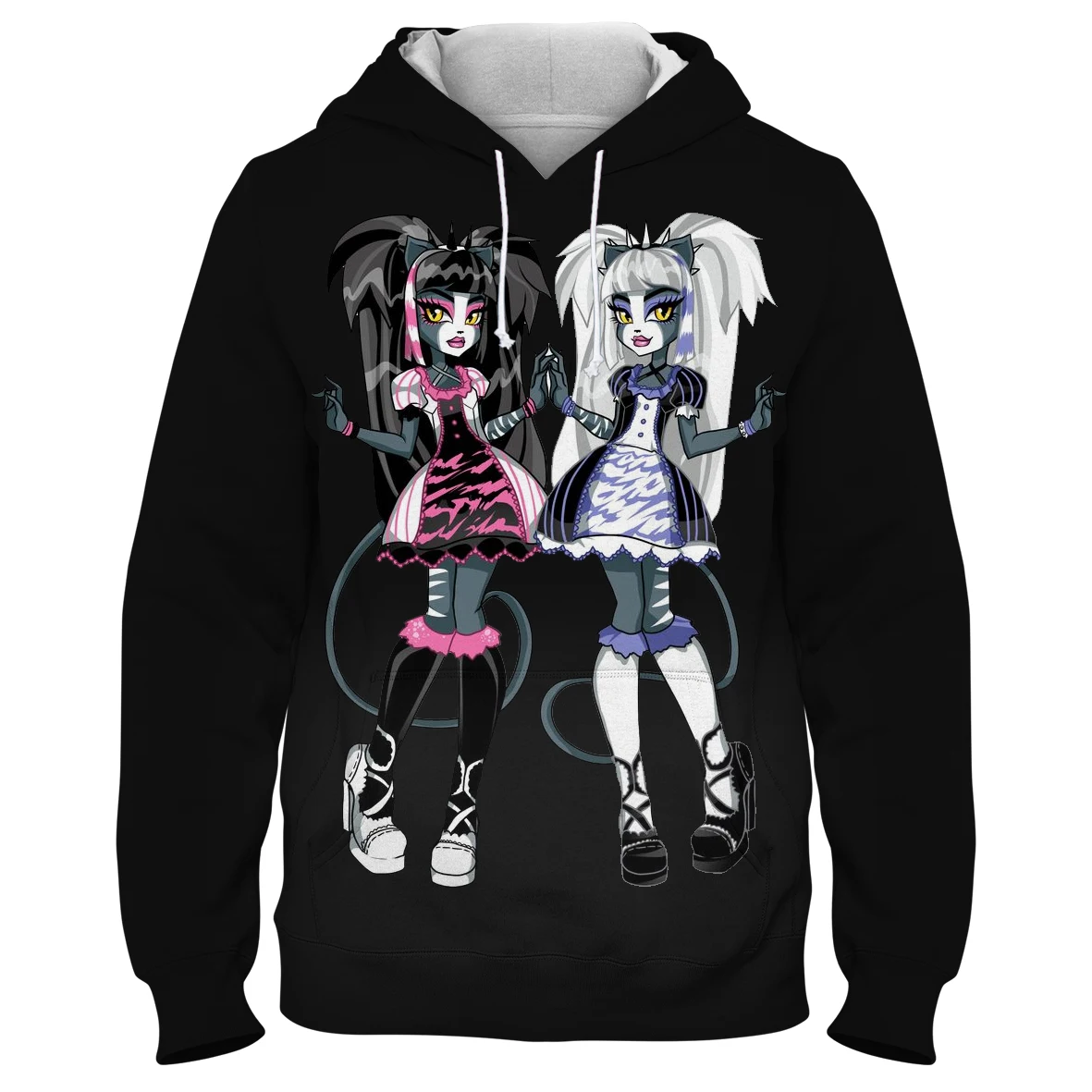 

Y2k Aesthetics EGirl 3D Full Print Women's Hoodie Long Sleeve Oversized Hoodies Hoodie Fashion Pullover Fleece Hooded Sweatshirt