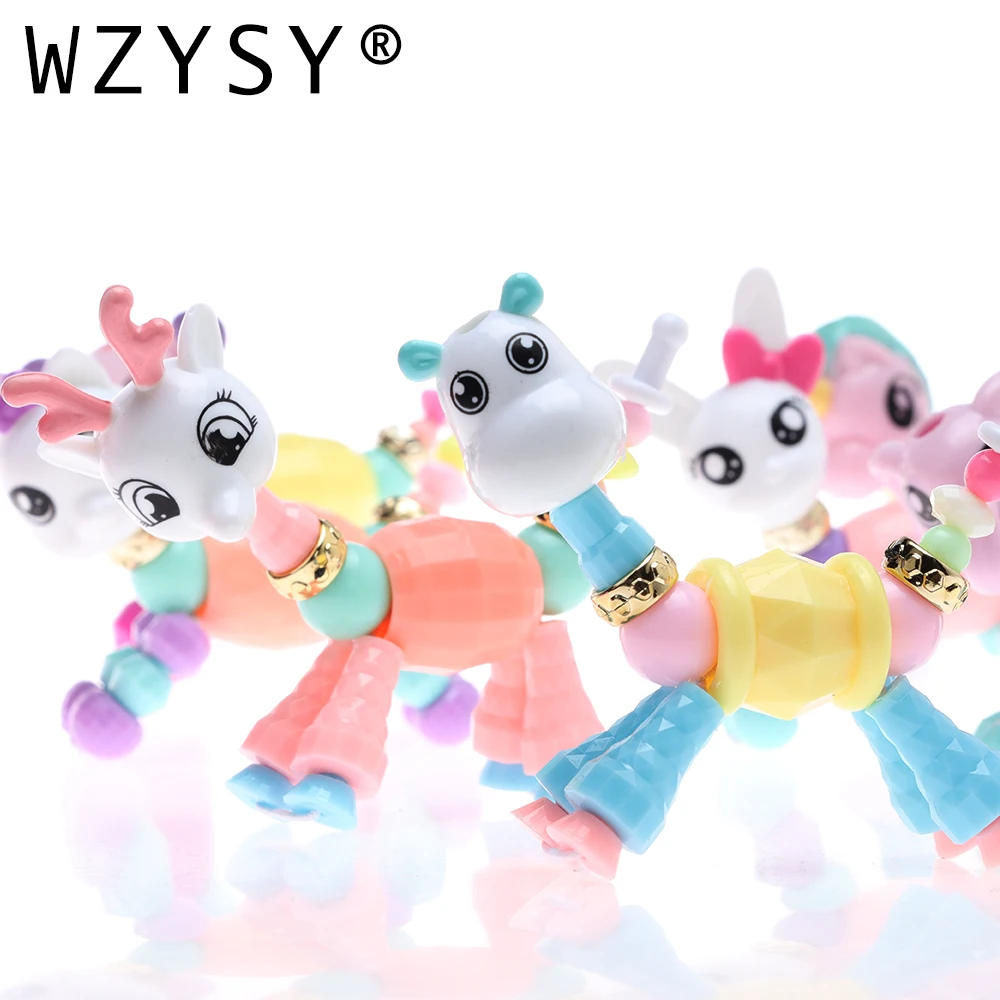 Новый милый детский браслет со сказочными животными для смены пазлов мальчиков и