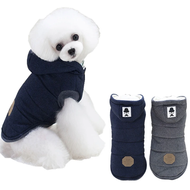 

Puppy Pet Dog Coat Jacket Winter Dog Clothes Outfits Two-legged Clothing French Bulldog Chihuahua Yorkies Hoodie Coats Costumes