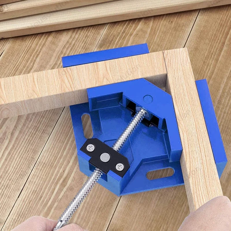 

Right Angle Clamp,90Corner Clamp,Alloy Adjustable Swing Angle Clamp Tool for Woodworking Photo Frame Vise Holder