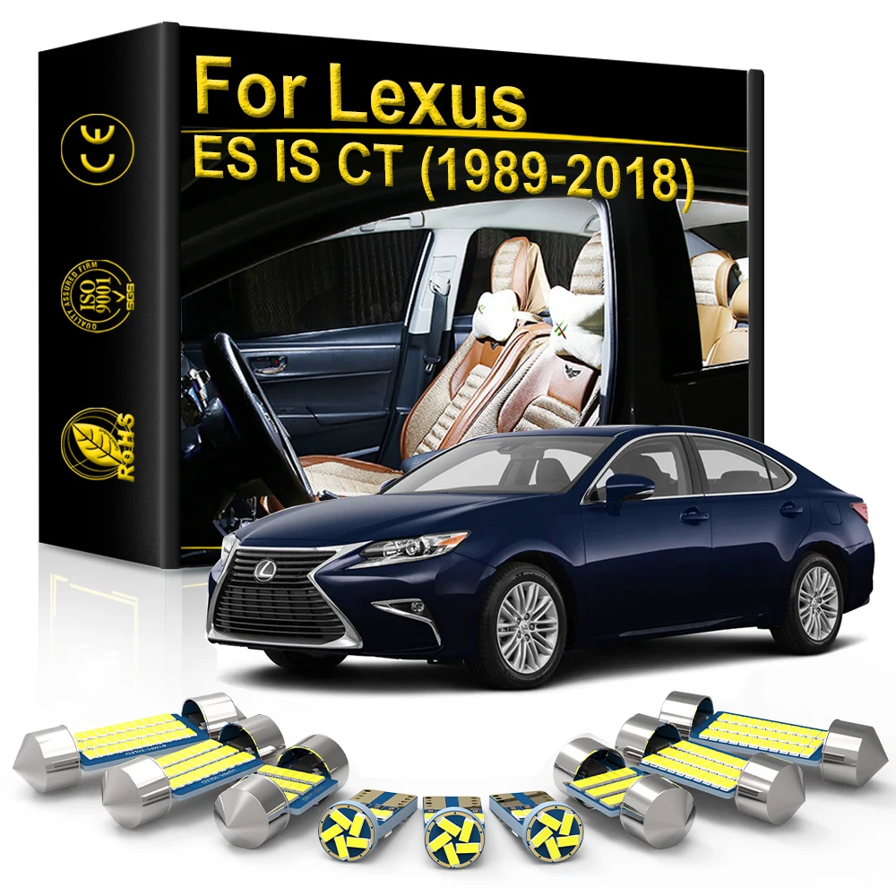 

Interior LED Light For Lexus IS200 IS250 IS300 IS350 IS430 IS460 ES300 ES300h ES330 ES350 CT200h Accessories Canbus Lamp Kit