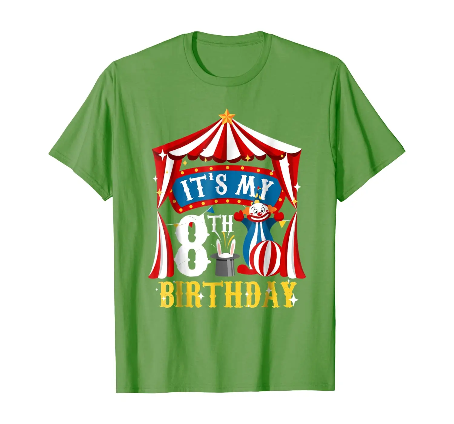 

It's My 8th Birthday T-Shirt Kids 8 Years Old Tee