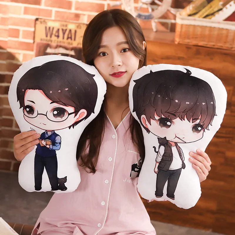 

Аниме Судьба/Большой заказ подушки игрушки FGO Fujimaru Ritsuka короткая Мягкая Плюшевая Кукла Косплей 45 см