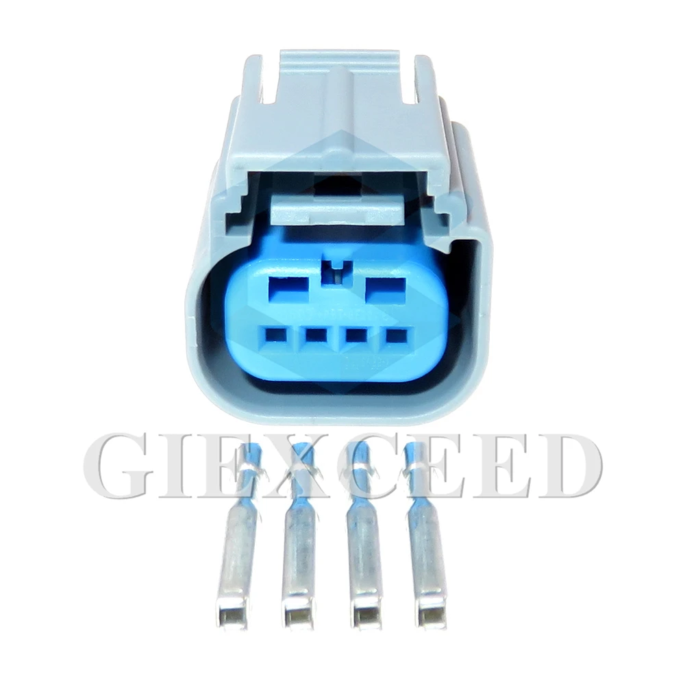 

2 комплекта, 4-контактный автомобильный негерметичный разъем радара заднего хода для серии Ford 0,6, 9-1419167-0, Миниатюрный разъем проводки