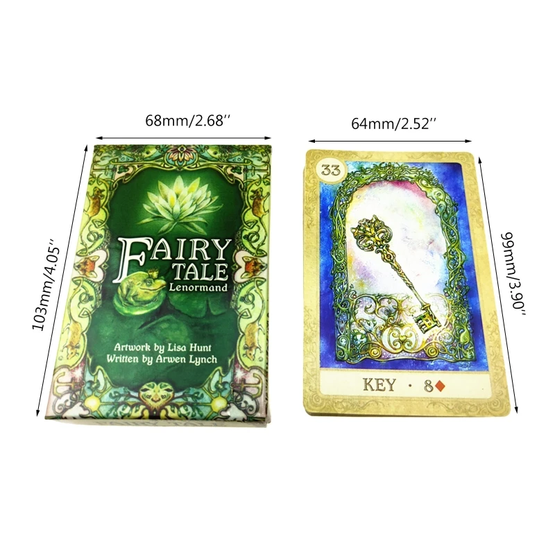 

Fairy Tale Lenormand Tarots 38 Card Deck Full English Divination Fate Board Game