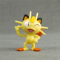 takara tomy genuine pokemon action figure pictorial book 052 meowth mc elf model doll collect souvenirs toy gifts