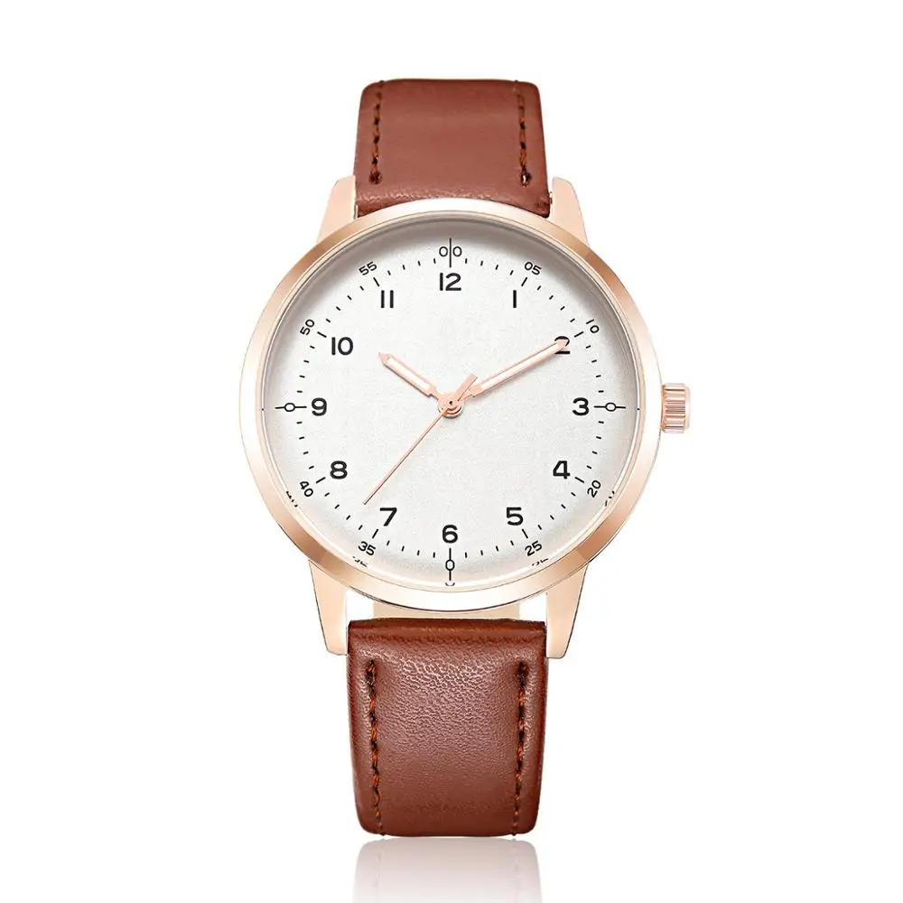 

Fashon women brand watches leather strap casual wristwatches NO.2