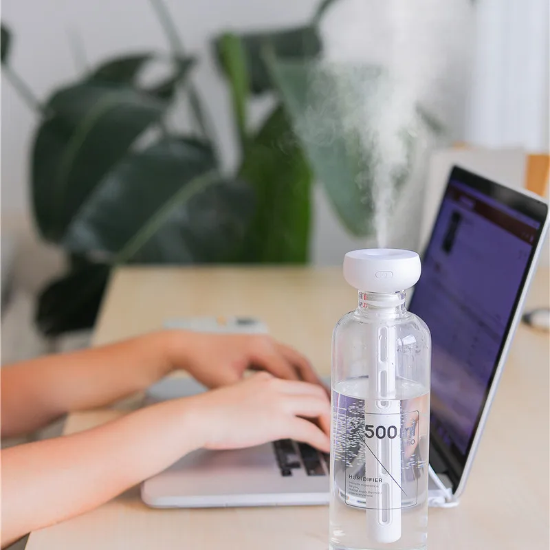 Модернизированный увлажнитель воздуха пончик с неоновым светильник для дома и