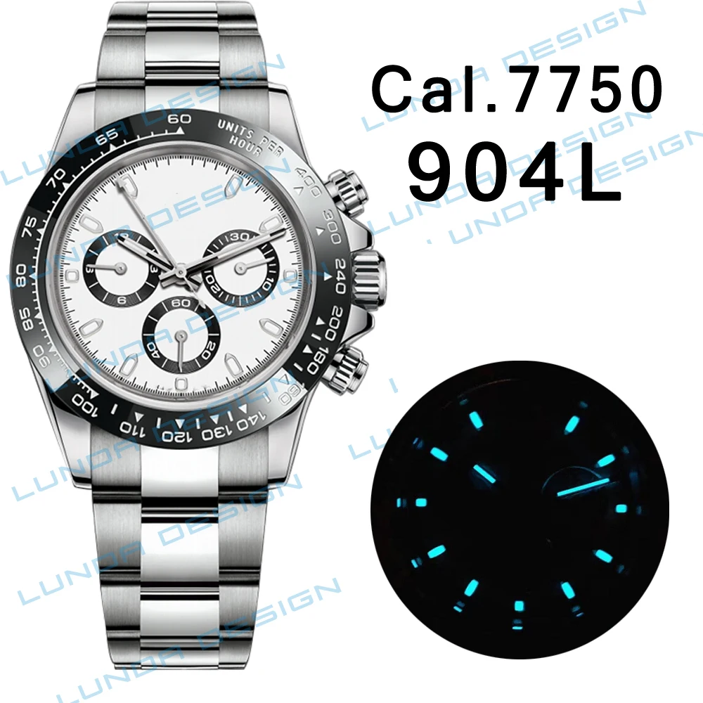 

Chronograph Watch Men's Day 116509 Noob V3 Best Edition 904L Stainless Steel Case and Bracelet 1:1 7750 AAA Watch