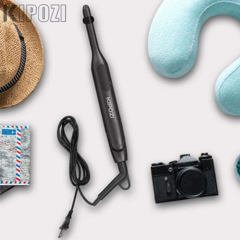 Выпрямитель Kipozi с титановыми пластинами 0 3 дюйма поворотом на 360 °|Утюжки для
