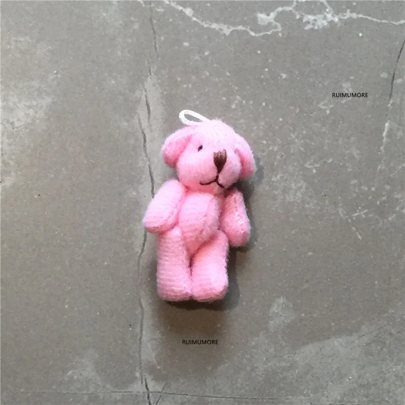 3 4 см маленькими аксессуарами игрушечного медведя плюшевые игрушки куклы одежда