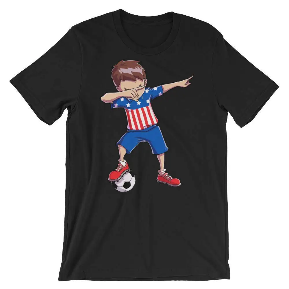 Футболка для мальчиков Dabbing футболка с коротким рукавом унисекс подарок игрока в