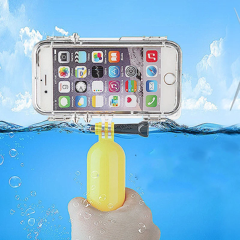 Дайвинг Водонепроницаемый чехол для телефона с Gopro Крепление Адаптер для iPhone 6 6s plus 5 противоударный чехол для телефона для gopro спортивные аксессуары