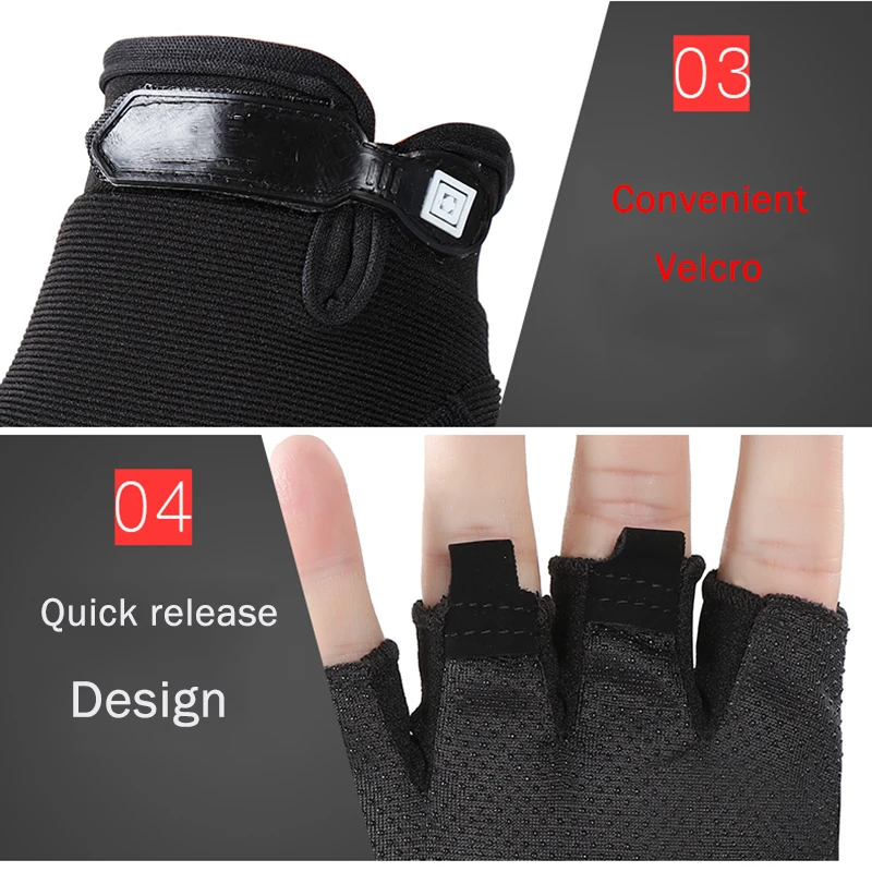 

Summer Tactical Gloves For Men Breathable Outdoor Sports Riding Gloves Women's Non-Slip Fishing Full-Finger Gloves
