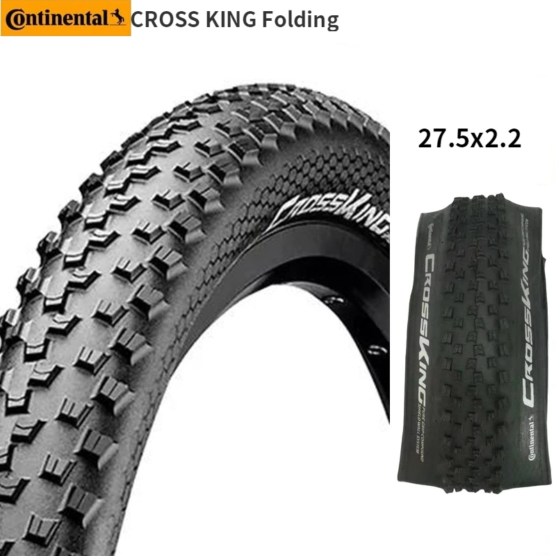 Шина CONTINENTAL MTB Cross KING Складная бескамерная для электровелосипеда 27 5x2 2|Велосипедные шины| |
