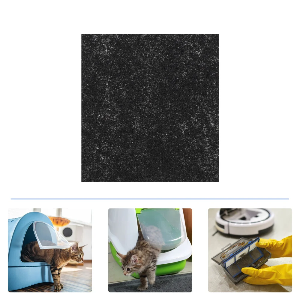 

15Pcs Cat Litter Box Pan Charcoal Filter Pad Deodorizer Smell Odor Eliminator