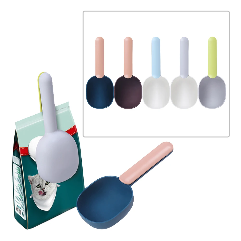 ПЭТ кошка собака лопатка для еды Мутли-функциональная ложка кормления с