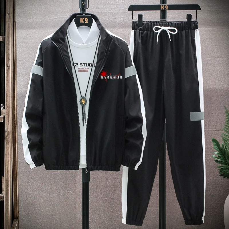 

Fashionable Men's Casual Long Sleeve Sweatsuit Youth Loose Casual Pants and Tracksuit Men