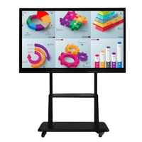 weier 65 inch lcd smart whiteboard infrared multi touch screen led interactive display screen tv