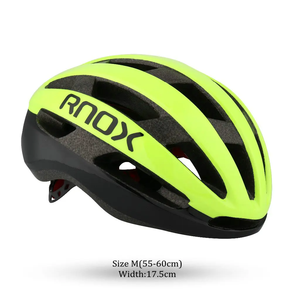 RNOX Cycling Helmet Ultralight adult Bicycle Helmet Professional 21 Vents Breathable Road Mountain Helmet Racing Bike 8 Colors - Цвет: KP-1 green black