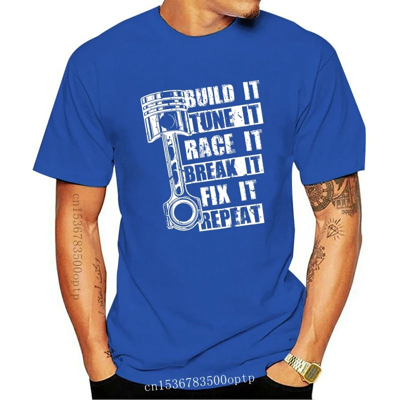 

2019 Fashion Men T Shirt Racecar Steps Racecar Shirt Funny Fast Car T Shirt