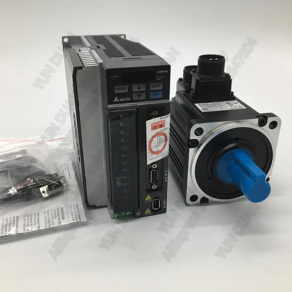 Новый 1KW B2 Delta серводвигатель переменного тока с 1000W 4.77NM 2000 об/мин 130 мм ASD-B2-1021-B