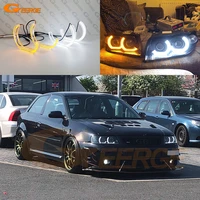 for audi a3 8l 8p 2000 2007 ultra bright crystal dtm m4 style led angel eyes kit halo rings day light car accessories