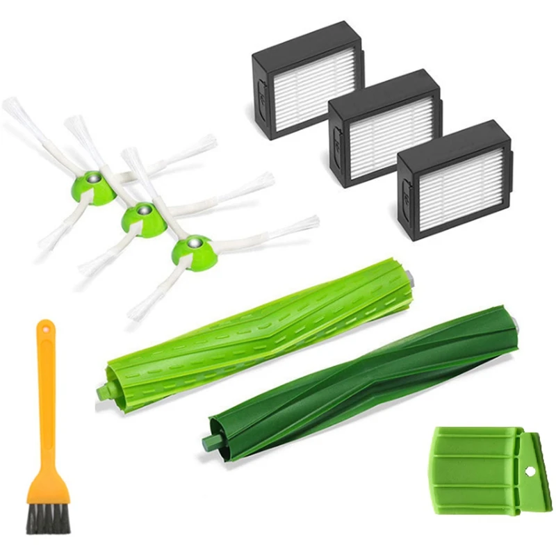 

AD-Hepa Filter Side Brush Brush Roll for IRobot Roomba I7 E5 E6 I Series Robot Vacuum Cleaner Replacement Spare Parts 10PCS