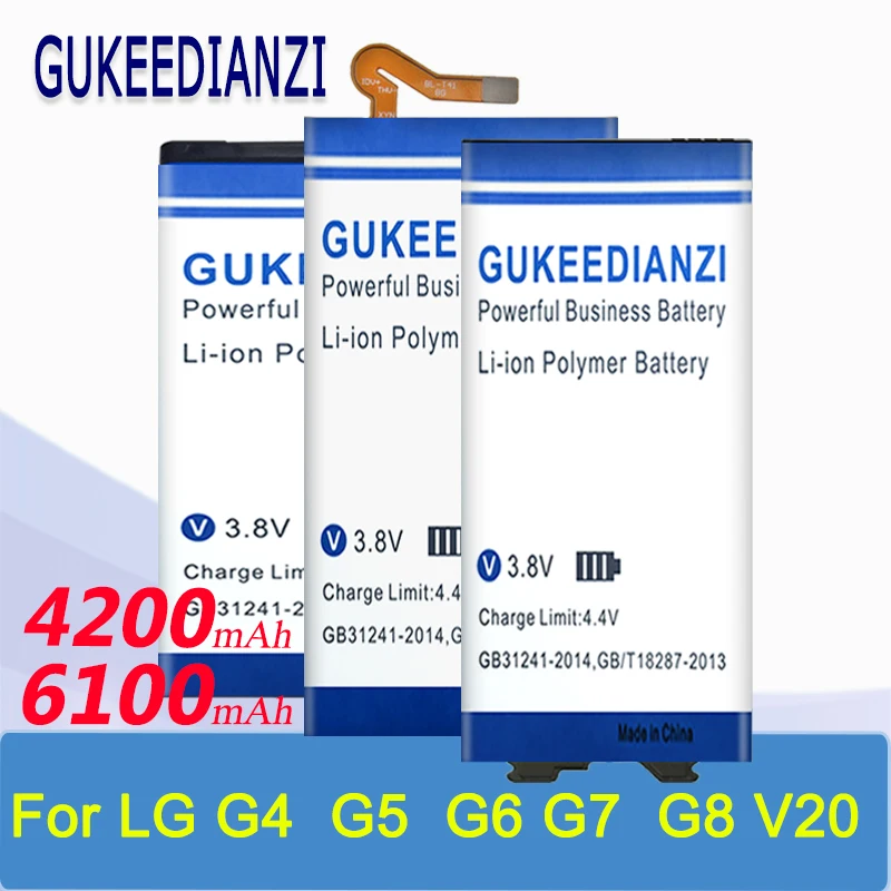 Аккумулятор для LG G5 G6 G4 G7 G8 ThinQ V20 H850 H820 H830 H831 H840 G600L H870 H871 H872 + G7ThinQ LM G710 Q7 LMQ610