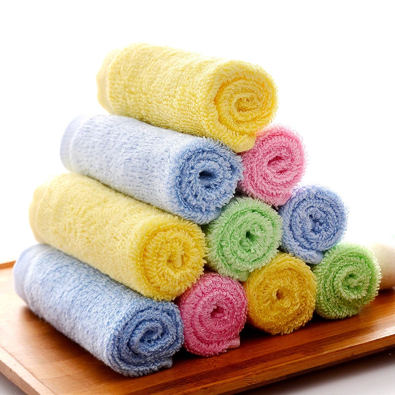 

12pcs Multifunctional Kitchen Wood Fiber High Efficient Anti-grease Cleaning Scouring Cloth Washing Towel Magic Wiping Rag FF01