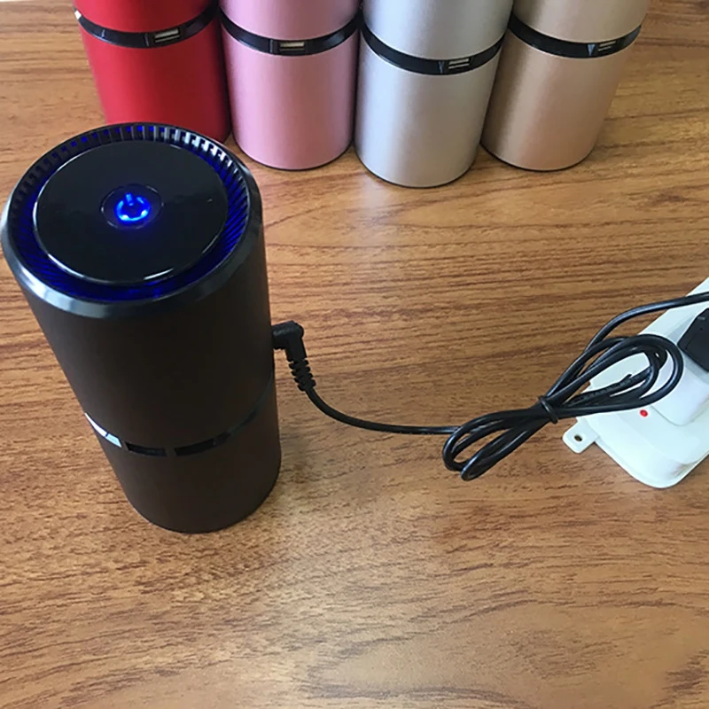 Автомобильный очиститель воздуха мини портативный с отрицательными ионами