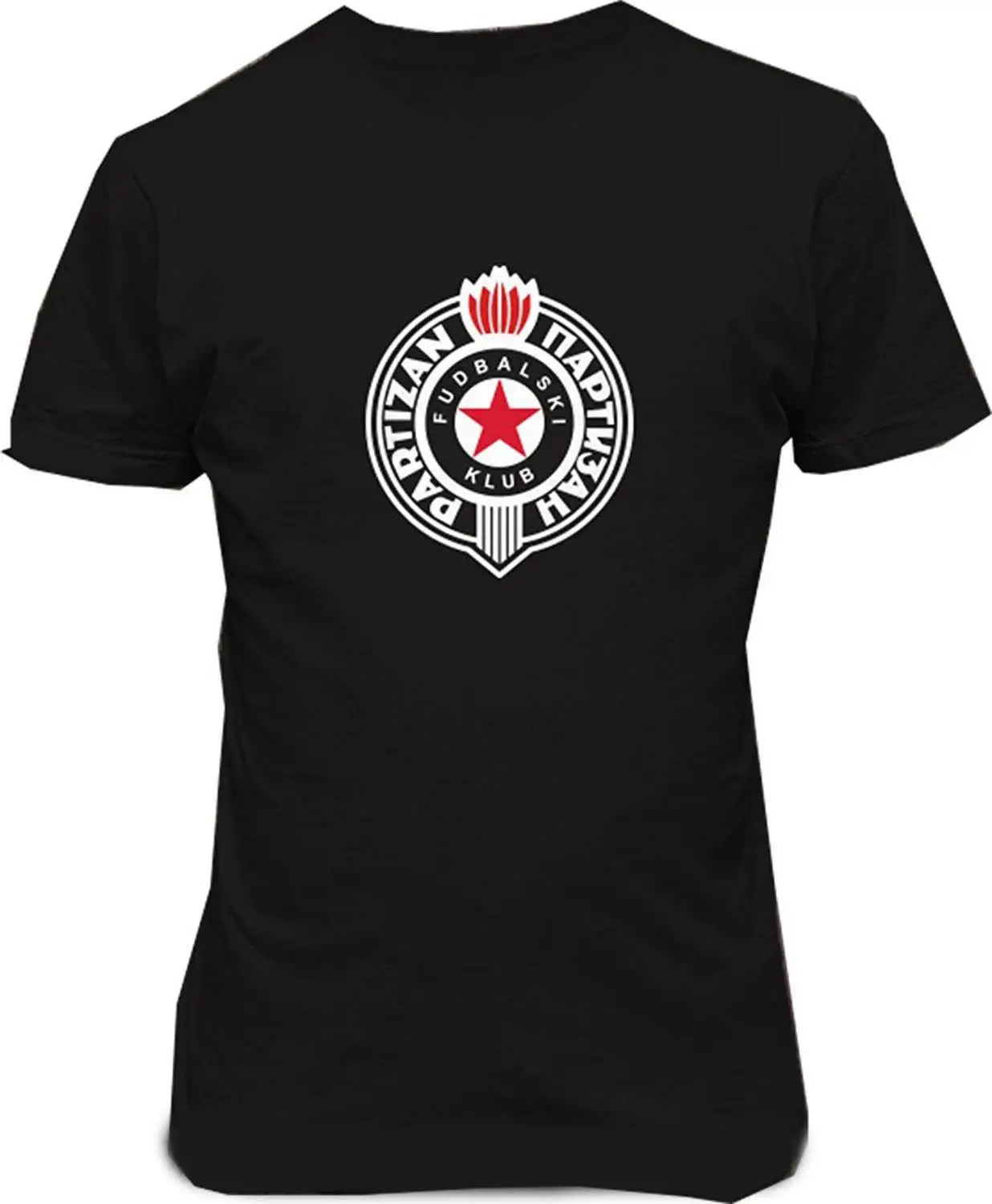 Футболка бренд 2019 мужской короткий рукав Fk Partizan Белград Soccerite футболист футболка
