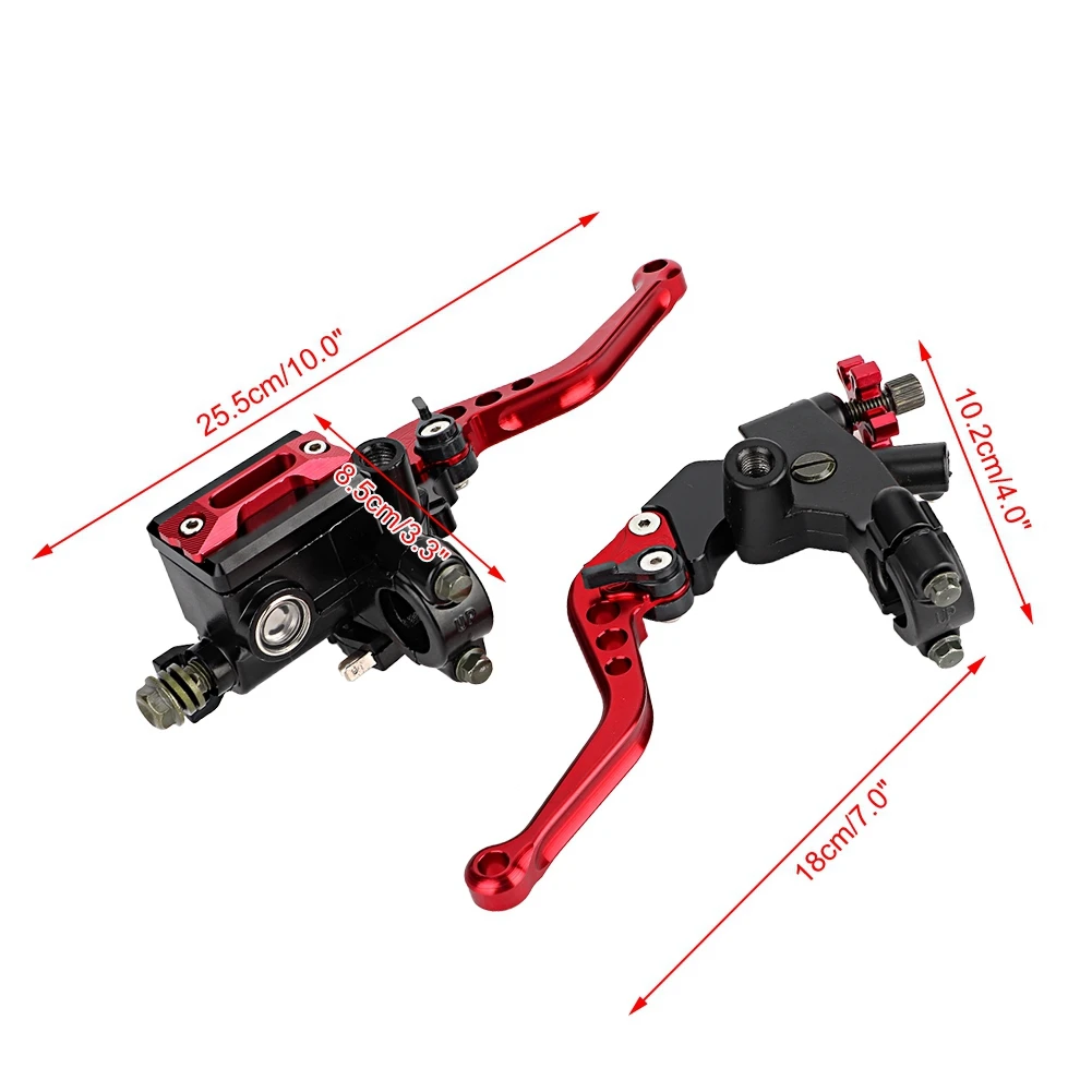 

Universal Motorcycle Brake Clutch Lever 7/8 inch 22mm Metal Master Cylinder Controller Set CNC Aluminum Motorbike Accessories