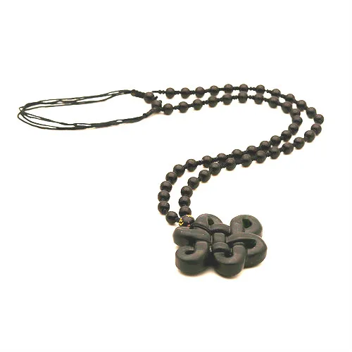 Natural Black Green Jade Chinese Knot Pendant Beads Necklace Charm Jewelry Double-sided Hollow Carved Amulet Gifts for Her Men | Украшения