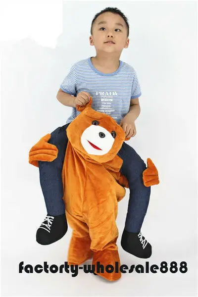 Костюм талисмана с изображением коричневого медведя поросенка маскарадный