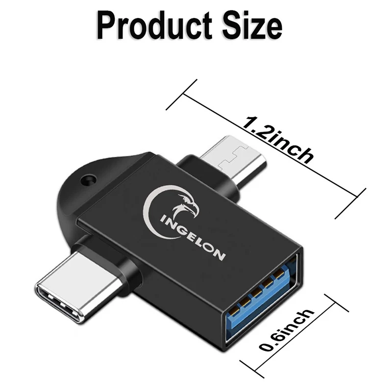 usb c otg адаптер 2 в 1 micro usb type c к usb 30 адаптер type c