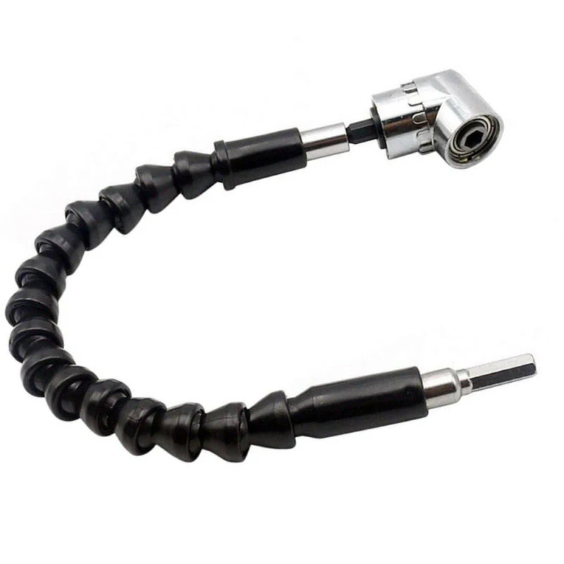 

105 Degree Angle Bit Screwdriver Extension Rod Plastic Flexible Shaft Bit