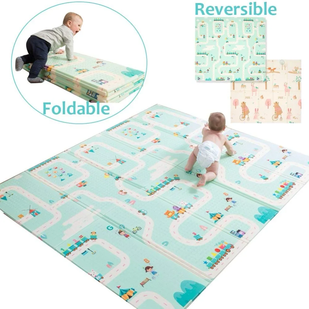 Складной детский игровой коврик Xpe Puzzle, детский коврик, утолщенный детский коврик для ползания, складной коврик, Детский ковер, комбинированный коврик для лазания