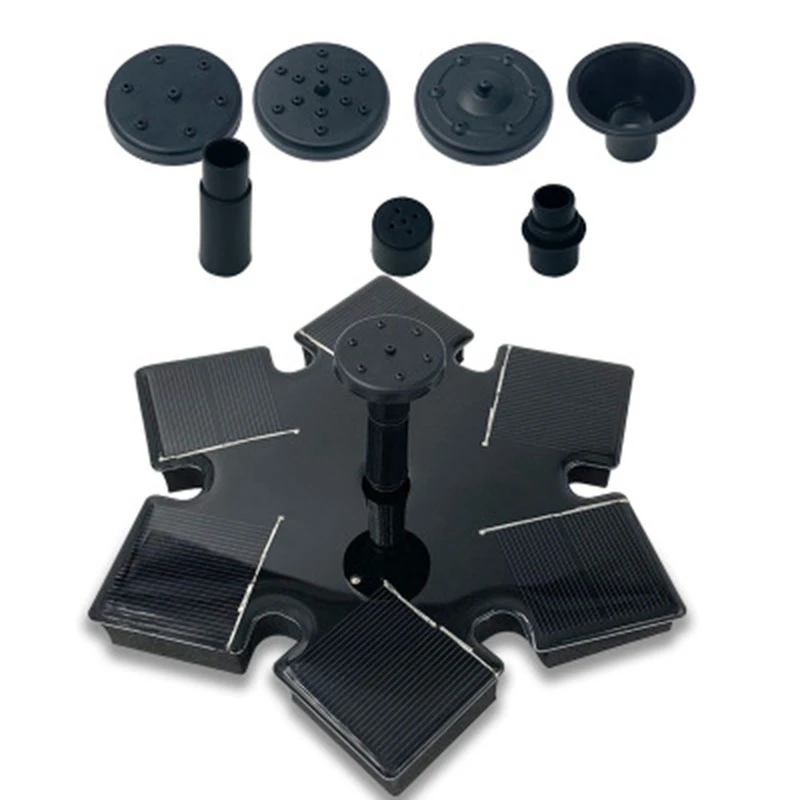 

Solar Water Fountain Pump Powered Water Pump Panel Kit Lotus Leaf Floating Pump for Pool Garden Pond Watering