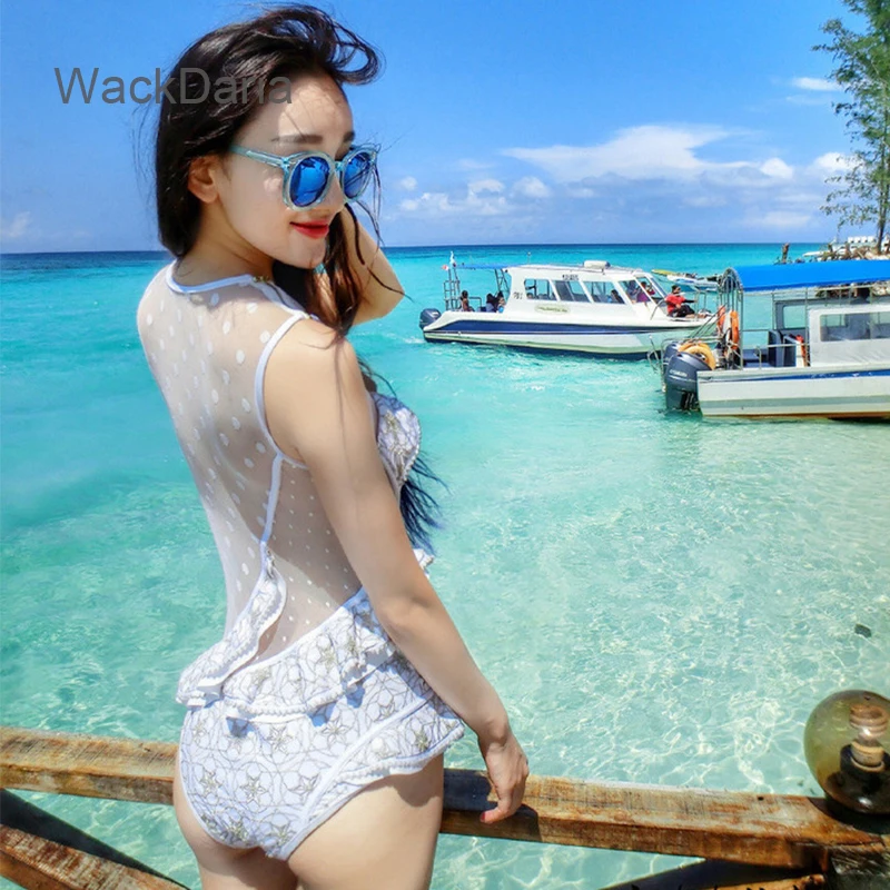 ZIMM Марля наивысшего качества maillot de bain кружевной купальник с платьем женское