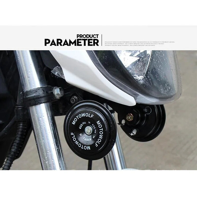 Громкий хромированный мотоциклетный гудок комплект электрические звуковые