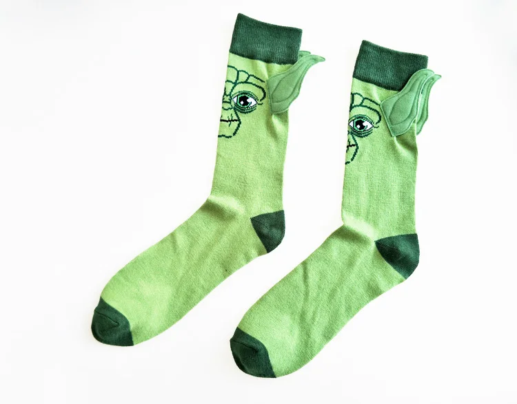 Звездные войны Уважаемый Мастер джедай носки уличные косплей хлопок комиксы для