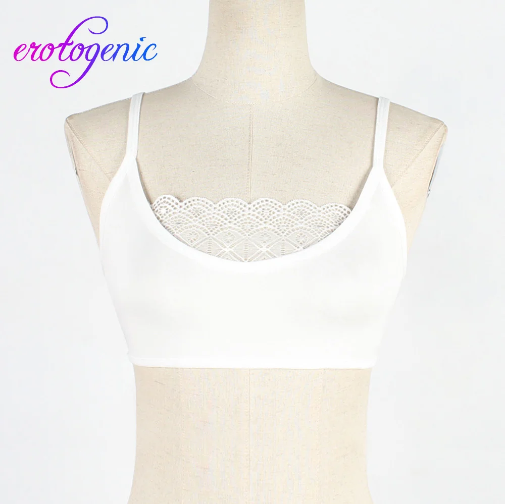 Hot Lingerie Arnes Hombre Sheer Crop Top Sexy Women Elastic Cage Bra Lace Camisole Tank Tops Bustier женское белье |