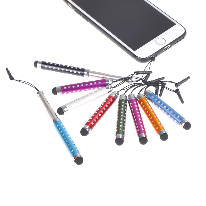 

Extensible Capacitive Screen Touch Pen Stylus For Smartphones Tablet Pen With Dust Plugs