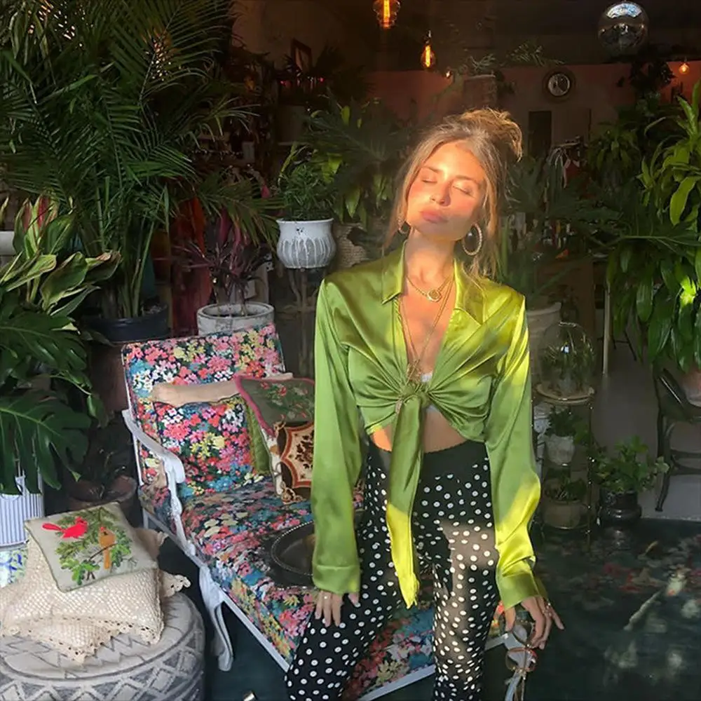 

Women's Crop Baic Treet Casual T-shirt Long-Sleeve Female Tops Harajuku Summer Fashion Shirt