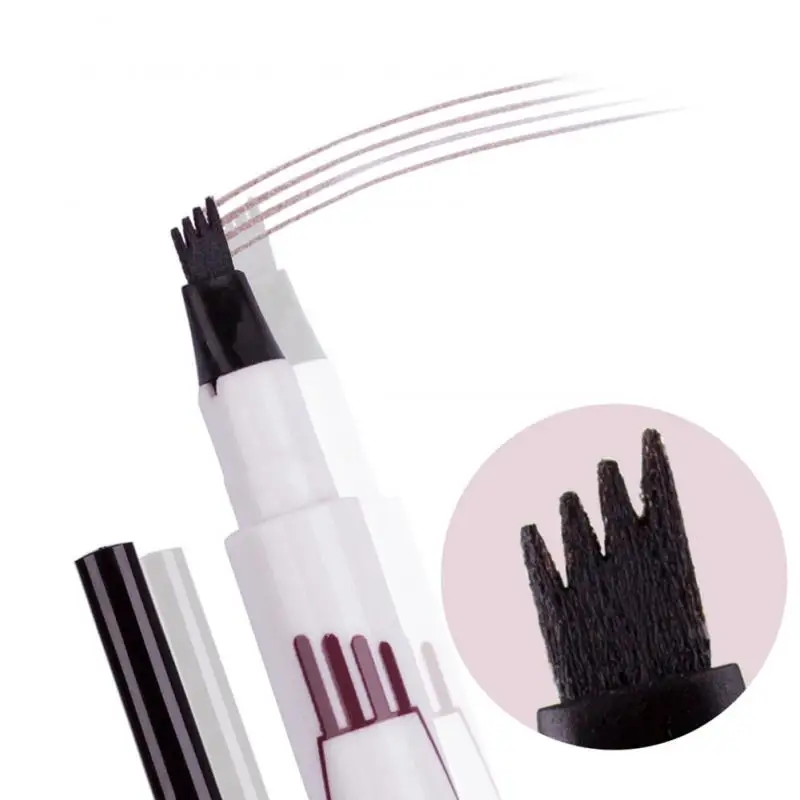 

Four Heads Eyebrow Pencil Easy to Draw Long-lasting Waterproof Sweatproof Water-based Liquid Eyebrow Pencil Brow Makeup TSLM1