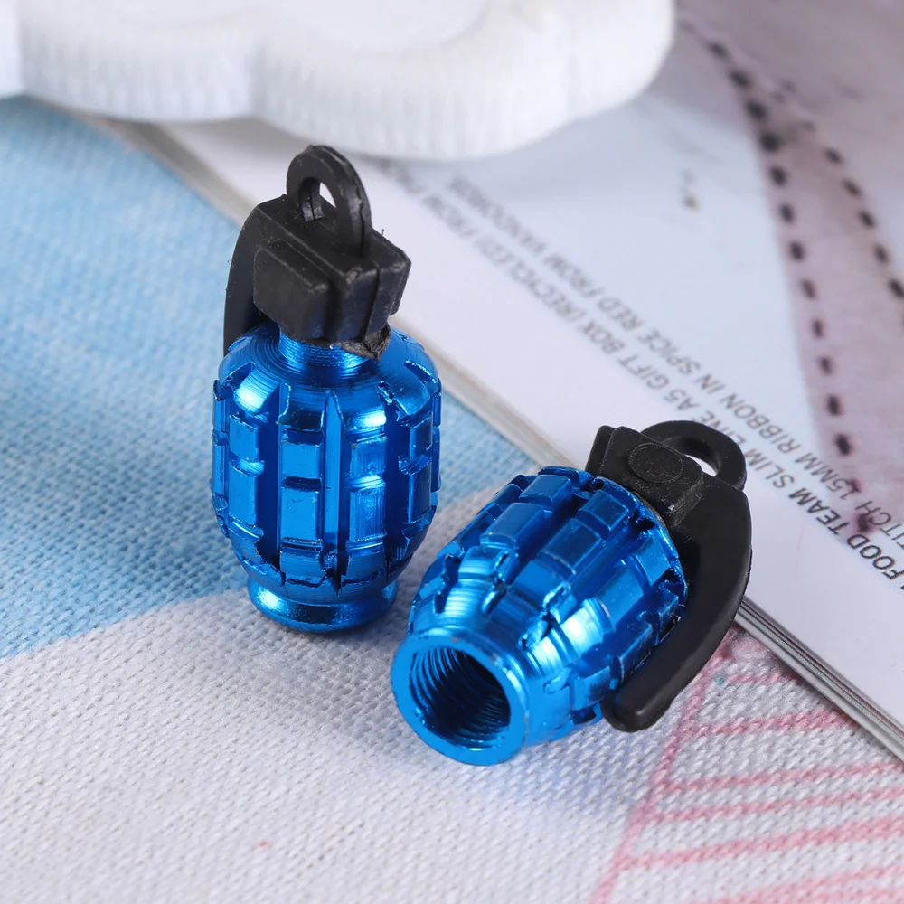 

Pair of Schrader Style BMX Aluminium Alloy Caps Car Motorbike Scooter Bike MTB BMX Waterproof Tyre Air Caps Dust