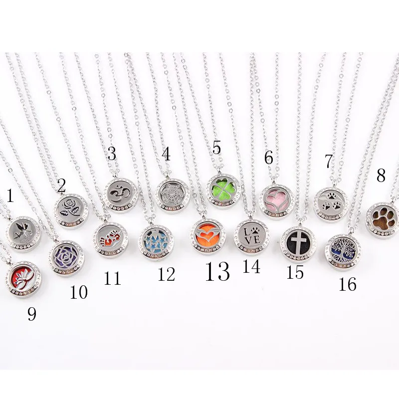 

10pcs/lots Stainless Steel Essential Oil Aromatherapy Lockets 20mm Rhinestone Magnet Love Yoga Diffuser Locket Pendants Jewelry