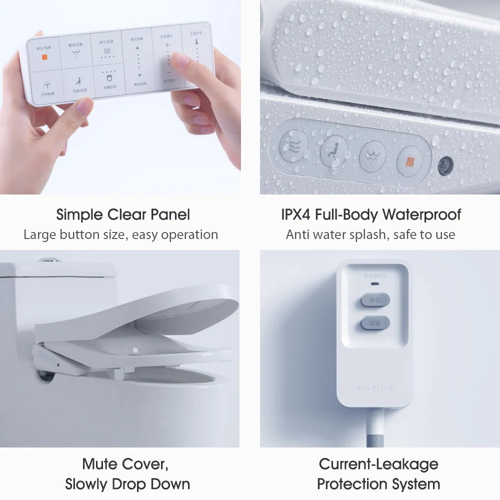 Смарт mi Крышка для унитаза Pro электрическая крышка автоматическая индукция биде