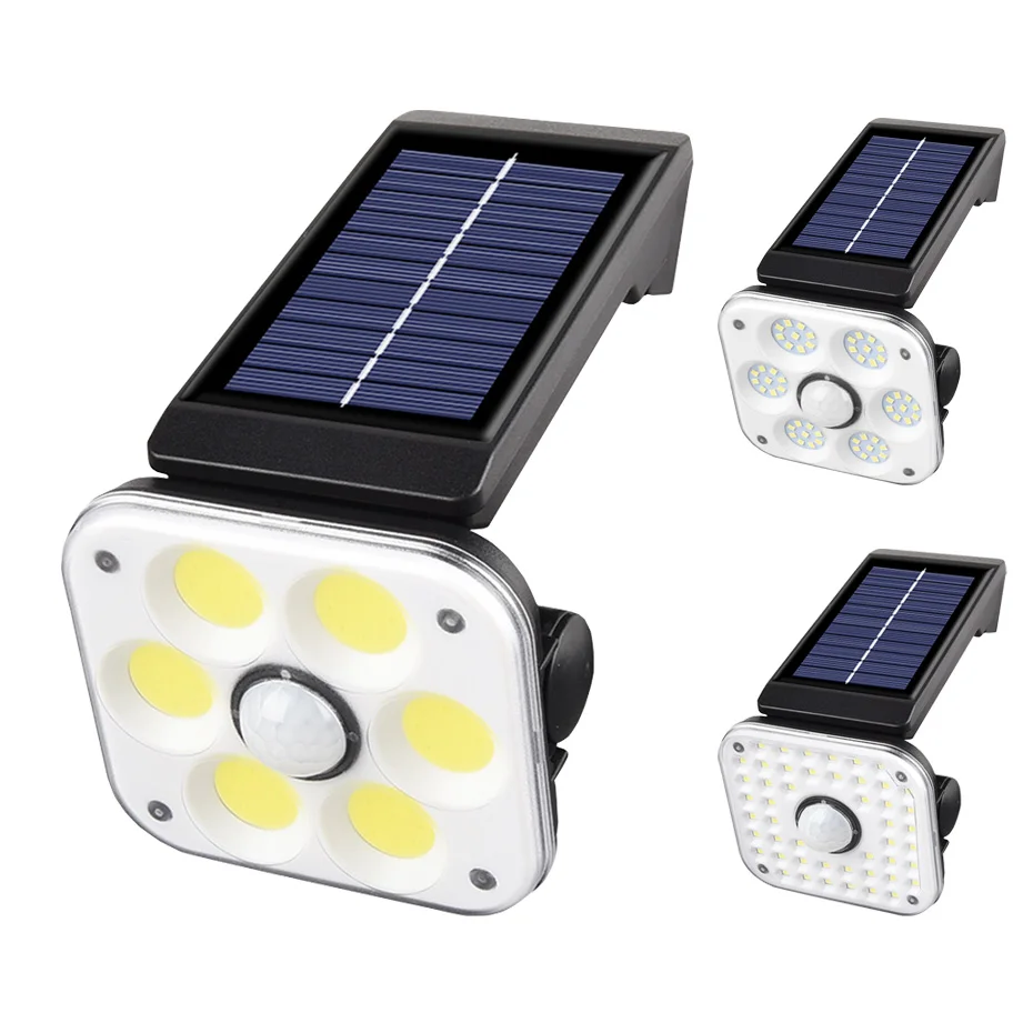 

LED Solar Light Outdoor Solar Lamp COB PIR with Motion Sensor Solar LED Light Waterproof Sunlight Powered for Garden Decoration